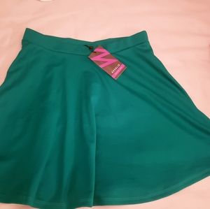 Green skirt